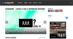Desktop Screenshot of ecigguide.com