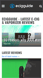 Mobile Screenshot of ecigguide.com